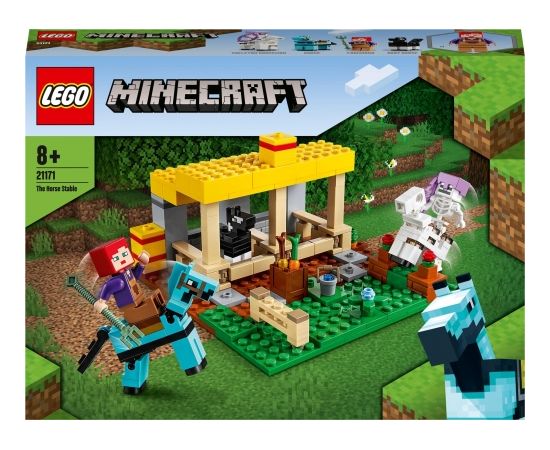 LEGO  Minecraft Zirgu stallis, no 8 gadiem (21171) Lego Minecraft