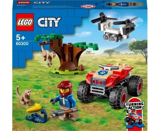 LEGO City Savvaļas dzīvnieku glābšanas kvadricikls, no 5+ gadiem (60300)