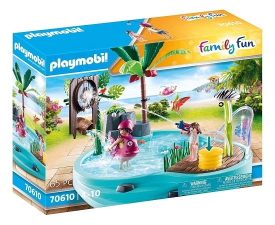 Playmobil Jautrais baseins ar ūdens šļakatām - 70610