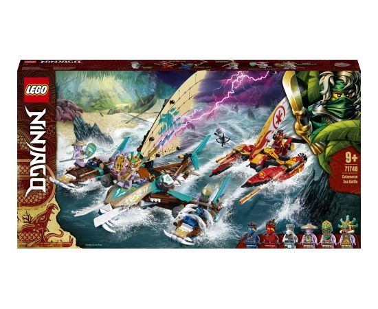 LEGO Ninjago Katamarānu cīņa jūrā, no 9+ gadiem (71748)