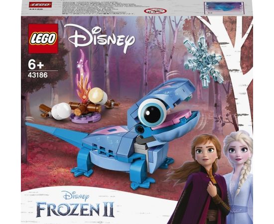 LEGO Disney Princess Fozen Salamandra Bruni: būvējams tēls, no 6+ gadiem (43186)