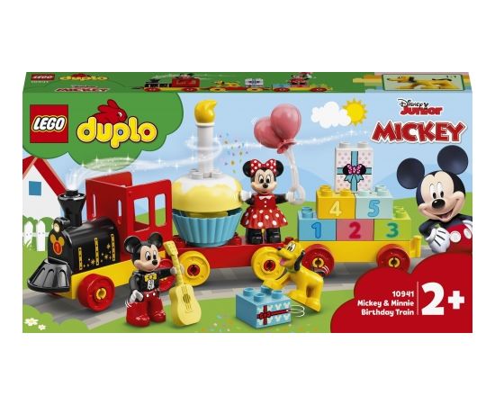 LEGO DUPLO Mikipeles un Minnijas dzimšanas dienas vilciens, no 2+ gadiem  (10941)