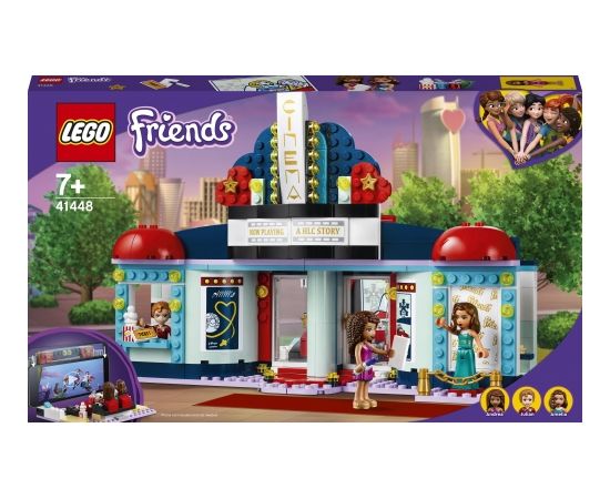 LEGO Friends Hārtleikas pilsētas kinoteātris, no 7+ gadiem (41448)