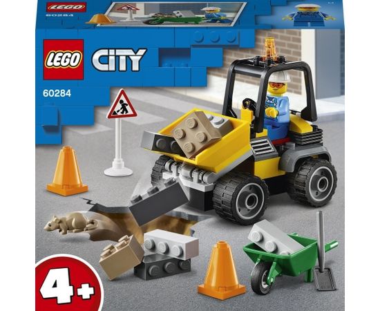 LEGO City Ceļa remontdarbu smagā automašīna, no 4+ (60284)