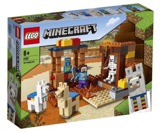 21167 LEGO® Minecraft Tirdzniecības vieta, no 8 gadiem NEW 2020