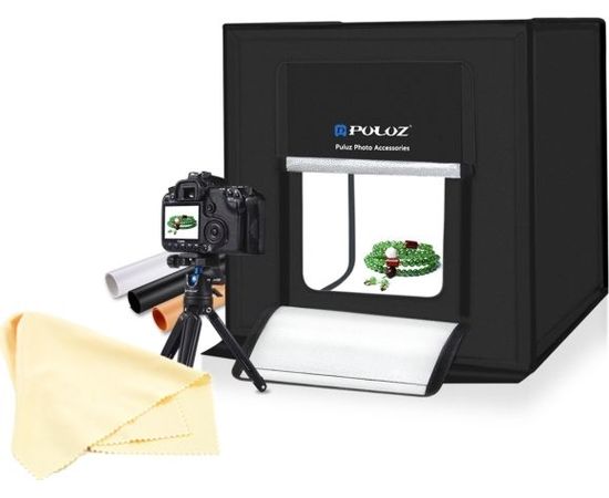 Portatīvā fotostudija / gaismas kaste, PULUZ, 60 x 60 x 60 cm Citi kameru aksesuāri 