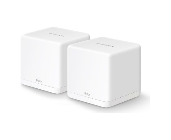 Mercusys AC1300 Whole Home Mesh Wi-Fi System Halo H30G (2-Pack) 802.11ac, 400+867 Mbit/s, Ethernet LAN (RJ-45) ports 2, Mesh Support Yes, MU-MiMO Yes, White