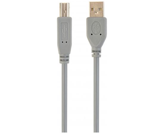 Cablexpert CCP-USB2-AMBM-6G USB 2.0 A-plug B-plug 6ft cable, grey color