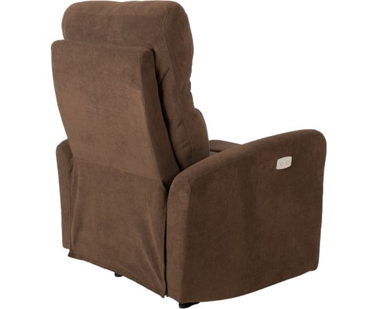 Atpūtas krēsls SAHARA ar elektrisko mehānismu 79x90xH102cm, šokolādes brūns Atpūtas krēsls 