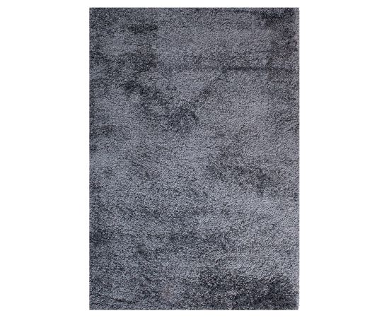Carpet VELLOSA-3, 133x190cm, black long pile carpet