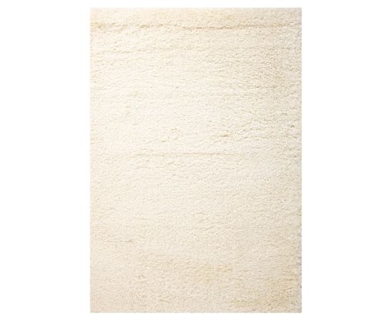 Carpet VELLOSA-1, 160x230cm, white long pile carpet