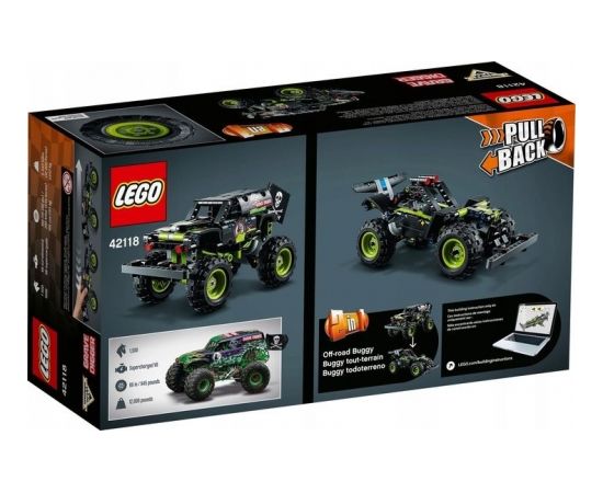 LEGO Technic Monster Jam® Grave Digger®, no 7+ gadiem (42118)