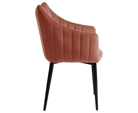 Krēsls BRETA, rozā samts
