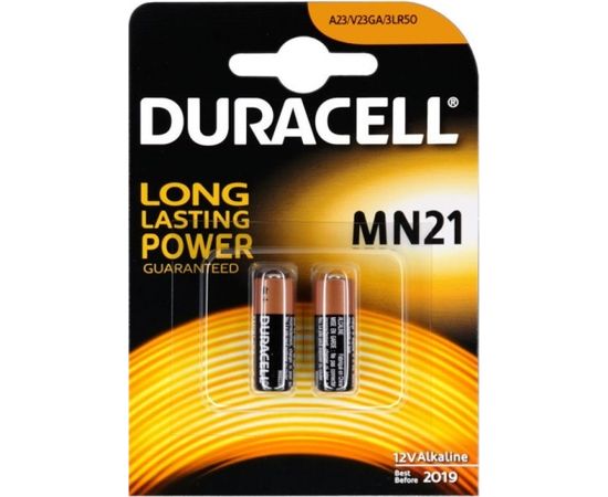 Duracell MN21 Alkaline 3LR50 12V 1.5V Baterijas (2gab.) (EU Blister)