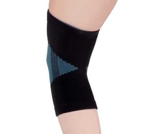 Knee Support HMS KO1526, Turquoise-Black, Size S