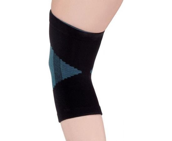 Knee Support HMS KO1526, Turquoise-Black, Size M