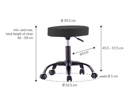 Grozāms biroja krēsls Techly – melns Biroja krēsli