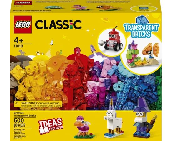 LEGO Classic Radošie caurspīdīgie klucīši (11013)