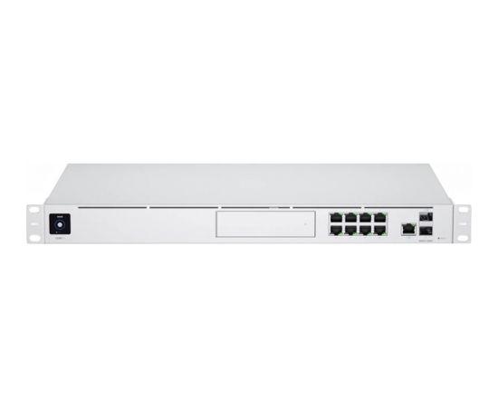 Ubiquiti 1U Rackmount 10Gbps UniFi Multi-Application System with 3.5" HDD Expansion and 8Port Switch