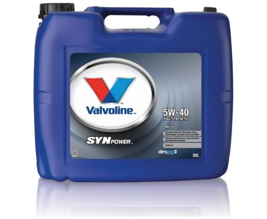 SYNPOWER MST C3 5W40 motoreļļa 20L, Valvoline