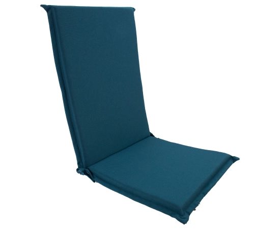 Chair pad with backrest SUMMER 48x115x4,5cm, dark blue