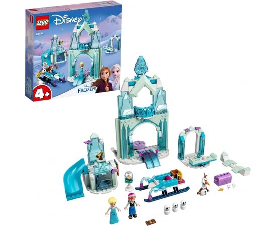 LEGO Disney Princess Annas un Elzas ledus brīnumzeme, no 4+ gadiem (43194)