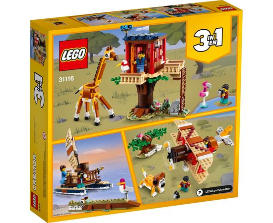 LEGO Creator Safari namiņš kokā, no 7+ gadiem  (31116)