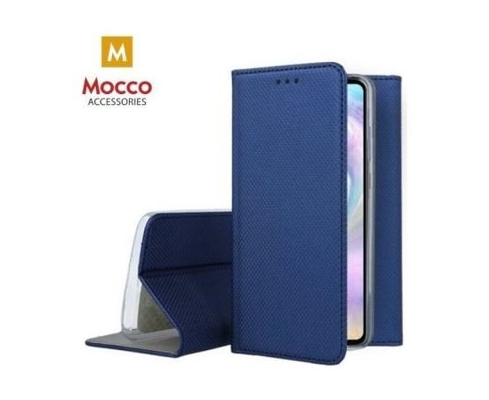 Mocco Smart Magnet Book Case Grāmatveida Maks Telefonam Samsung Galaxy A22 4G / M22 4G Zils