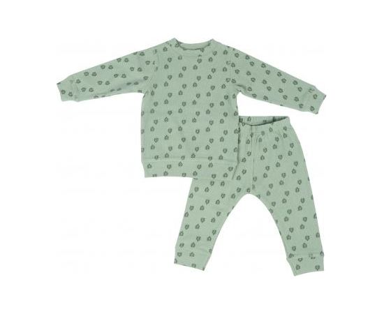 Lodger Nombad Rib bērnu pidžama, 86 izm, Silt Green - SP 080_86
