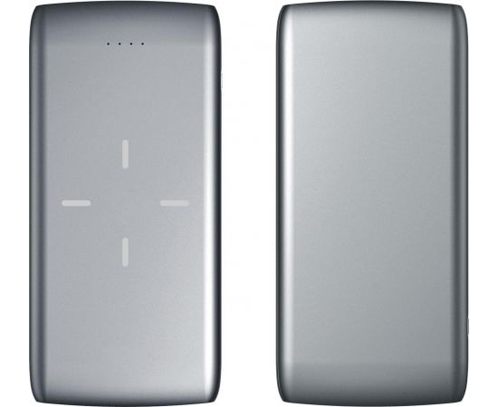 Platinet внешний аккумулятор 10000 мAч QI Wireless (44244)