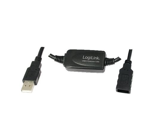 Logilink 10m USB - USB 2.0 M/F USB A, USB A