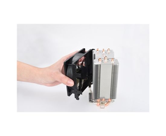 Enermax "N-31" CPU cooler, 3 heatpipes, 92mm PWM fan Intel Socket LGA1366 /115x/ 775, and AMD Socket AM4/ FMx+/AMx+ universal Охлаждение процессора