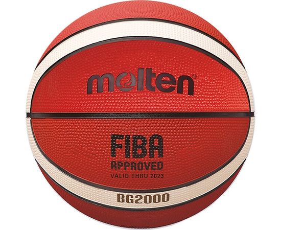 Basketbola bumba MOLTEN B5G2000, gumijas izmērs 5