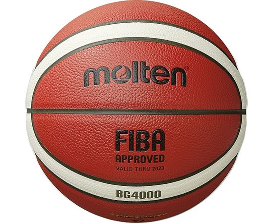 Basketbola bumba MOLTEN B6G4000-X FIBA, sint. ādas izmērs 6