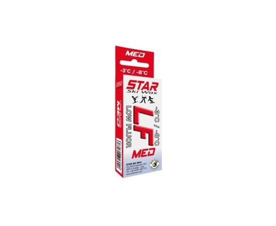 Star Ski Wax LF Med -3/-8°C Low Fluor Wax 60g / -3...-8 °C