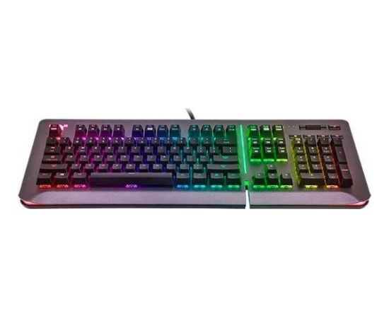 Thermaltake Level 20 RGB titanium Gaming Keyboard grey, MX SPEED RGB Silver, USB, US