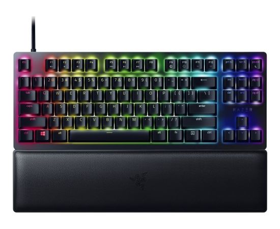 Razer Huntsman V2 TKL black, LEDs RGB, Razer Clicky Optical purple, USB, US