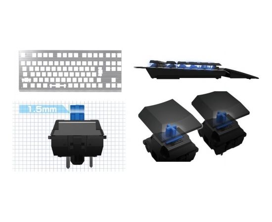 Klaviatūra Hori Edge 201 Mechanical Gaming USB UK