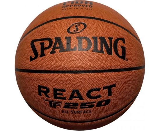 Basketbola bumba Spalding React TF-250 Logo Fiba 76967Z