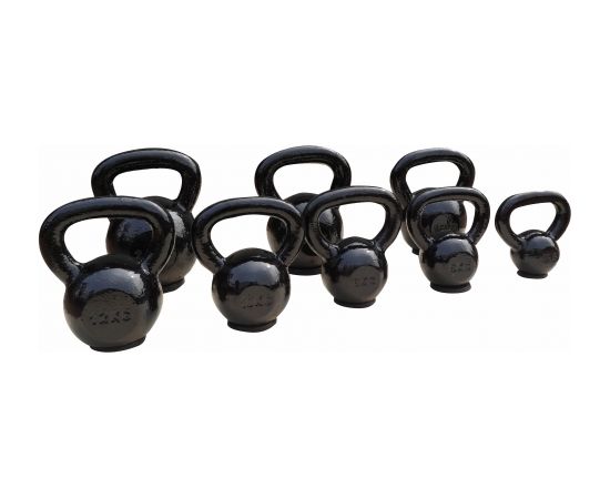 Kettlebell cast iron with rubber base TOORX 20kg