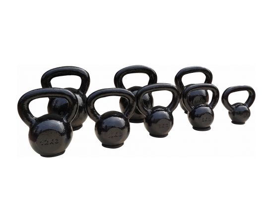 TOORX KGV-12 Kettlebell cast iron with rubber base 12kg