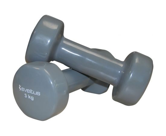 Dumbbells SVELTUS Epoxy 1183 2x3 kg Grey