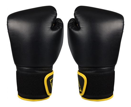 Boxing gloves AVENTO 41BN 10oz black PU leather