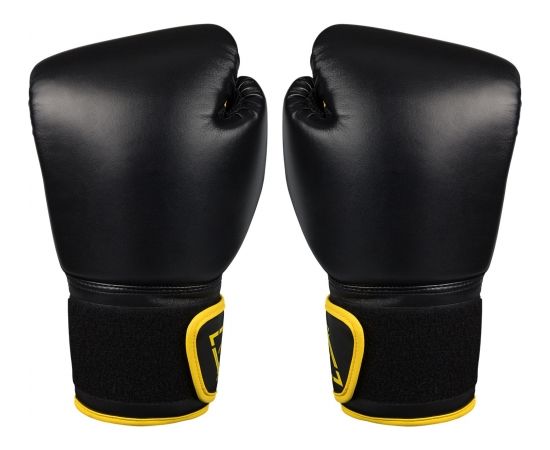 Boxing gloves AVENTO 41BN 10oz black PU leather