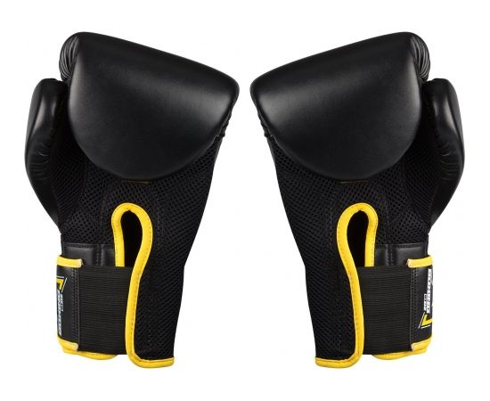 Boxing gloves AVENTO 41BN 10oz black PU leather