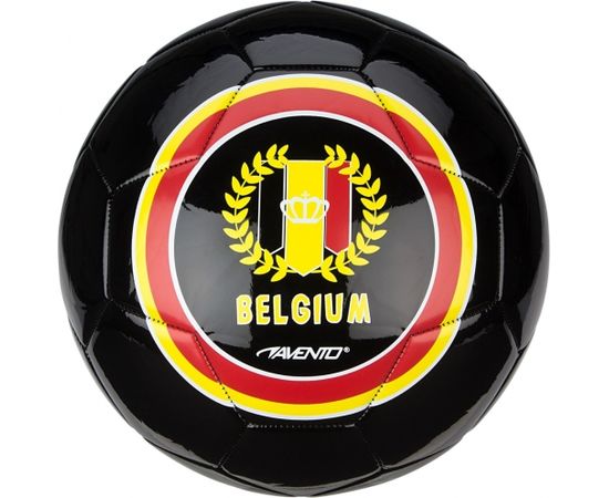 Street football ball AVENTO 16XO Glossy World Soccer  Black/Yellow/Red