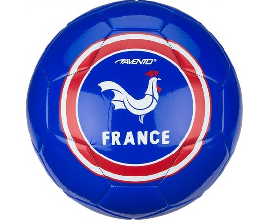 Street football ball AVENTO 16XO Glossy World Soccer Cobalt blue/Red/White