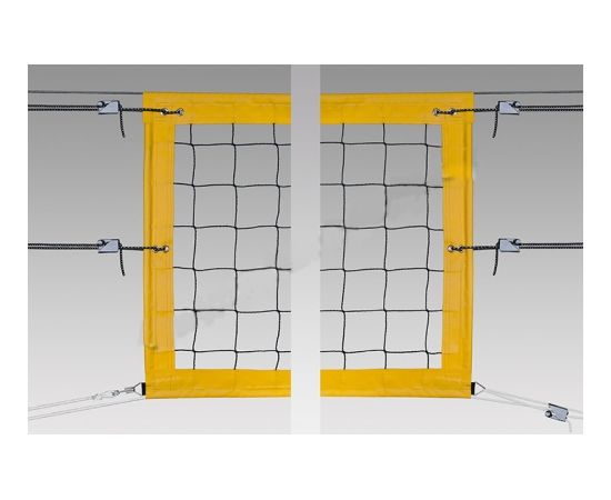 Pokorny Site Volleyball net BEACH SPORT  yellow band