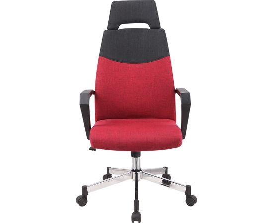 Рабочий стул DOMINIC красный / черный