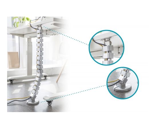 Digitus Flexible Cable Routing DA-90506 1.3 m, Silver